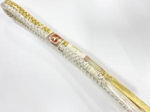 未使用品　正絹　手組帯締め